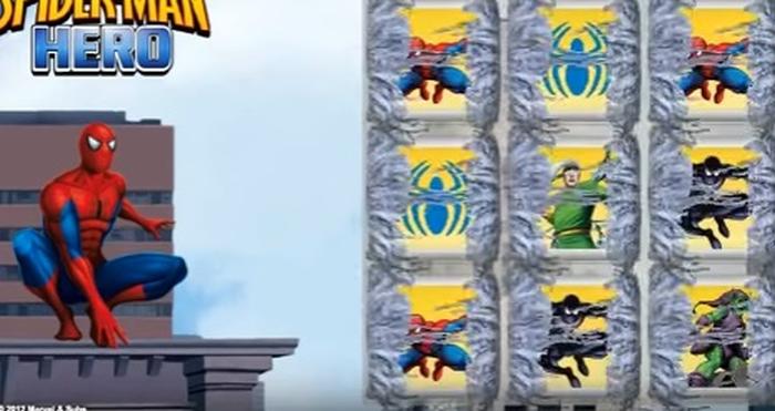 spiderman skrapelodd på nett fra NeoGames 